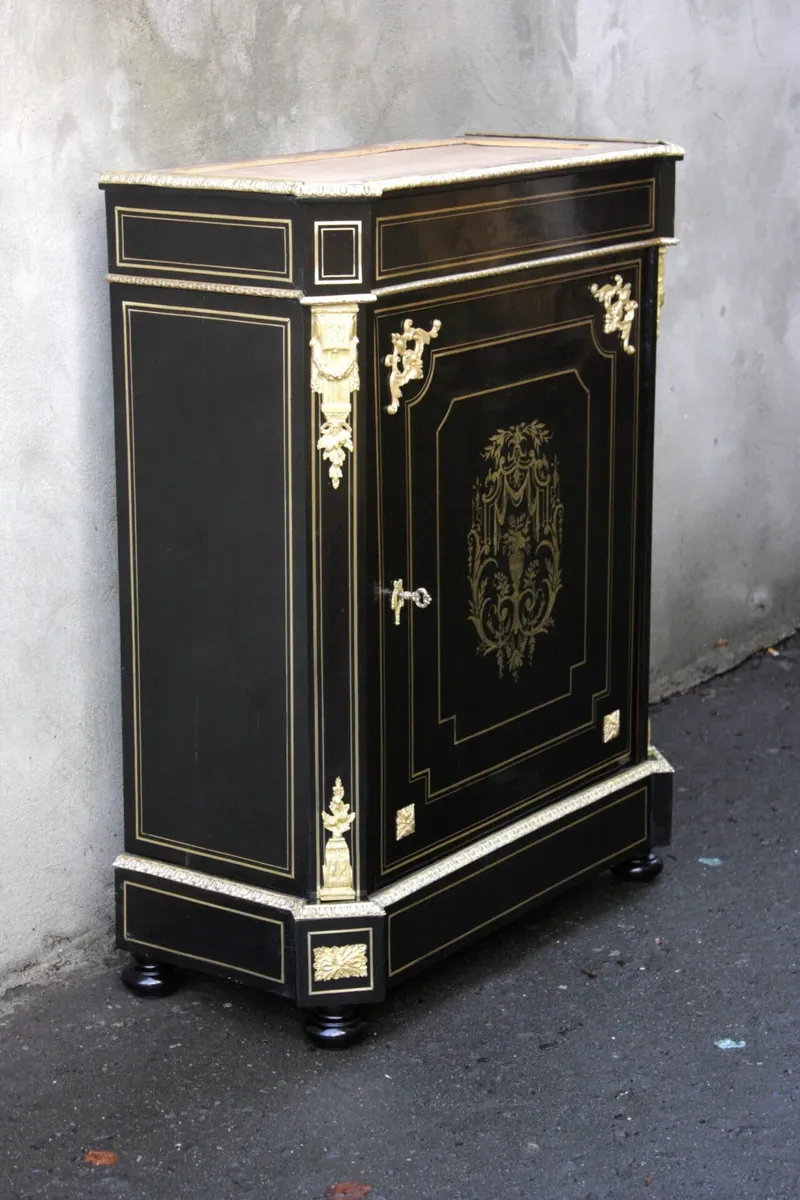 Szafka z markieterią Boulle'a, Francja, 2. połowa XIX wieku