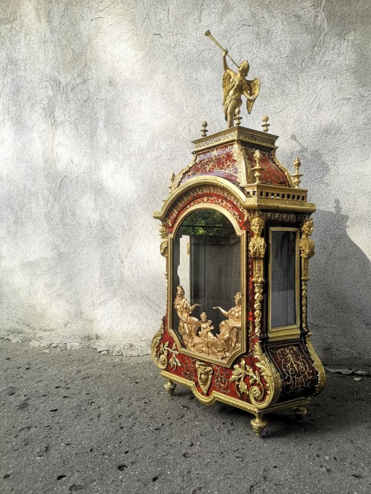 Zegar z markieterią Boulle'a, ok. 1720-30, Francja