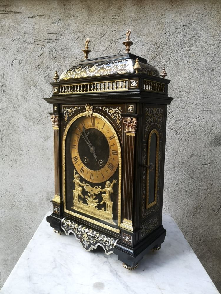 Zegar reliquaire z markieterią Boulle'a, Maple & Co., Paris, ok. 1880
