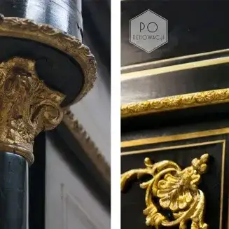 Szafka w typie mebli Boulle (1850-60)