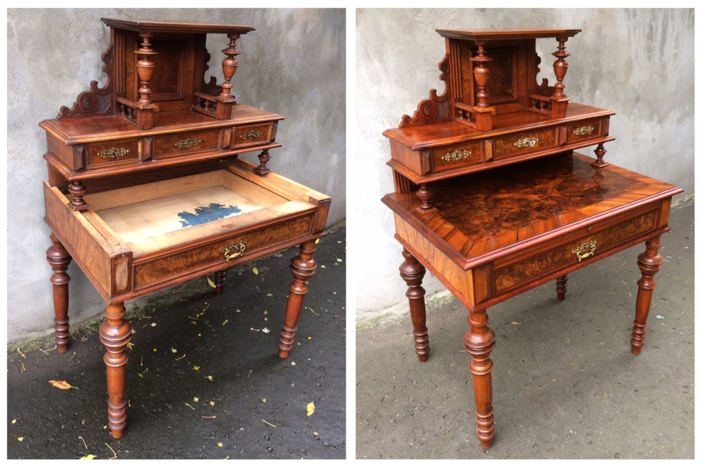 Sekretarzyk eklektyczny, koniec XIX wieku