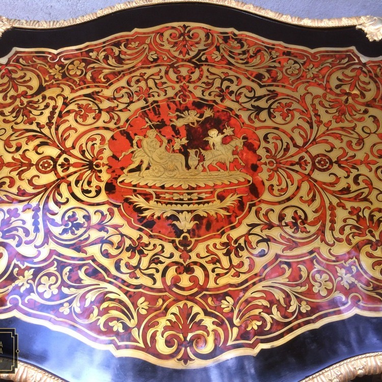 Meble Boulle inkrustacja renowacja