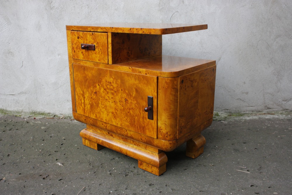 Szafka nocna art deco