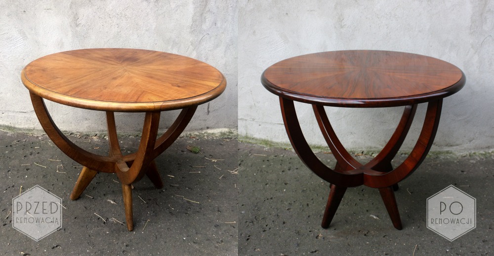 Stolik w typie art deco (lata 50. XX wieku)