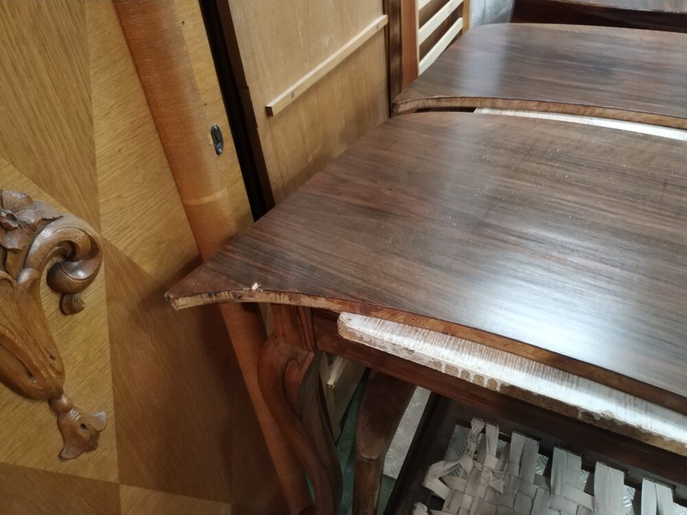 Stół po wizycie klienta